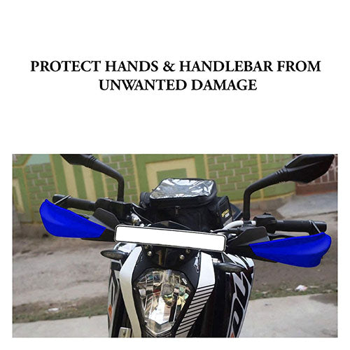 Blue universal motorcycle handle protector hand guards for Duke NS200 MT15 and Dominar