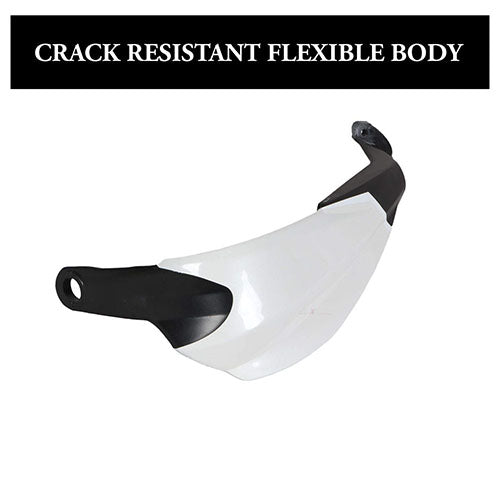 White universal motorcycle handle protector hand guards for Duke NS200 MT15 and Dominar