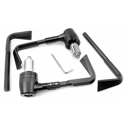 Kadi universal black motorcycle lever guard for brake and clutch protection on 22mm handlebars