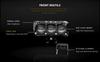 HJG Original 90W Mega Drive 3 Lens Dual Color White/Yellow LED Foglights (Set of 2)