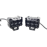 HJG ORIGINAL 180W 6 Future Lens MEGA DRIVE Fog Light For Bike/Car/Thar/Jeep ( Cool White, 90W each * 2 = 180W Total ) - Pack of 2