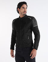 Royal Enfield Streetwind Eco 3 Riding Jacket in Red, Green and Grey