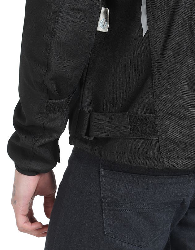 Royal Enfield Streetwind Eco 3 Riding Jacket in Red, Green and Grey