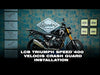 Legundary Custom Velocis Crash Guard Triumph Speed 400 Black Engine Protection Non Slider