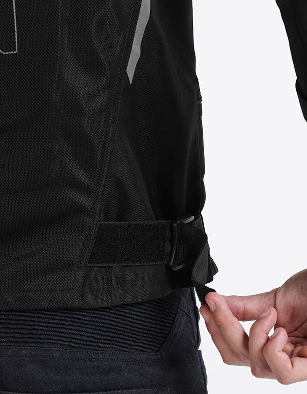 Royal Enfield Streetwind Eco 3 Riding Jacket in Red, Green and Grey