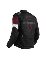 Royal Enfield Streetwind Eco 3 Riding Jacket in Red, Green and Grey