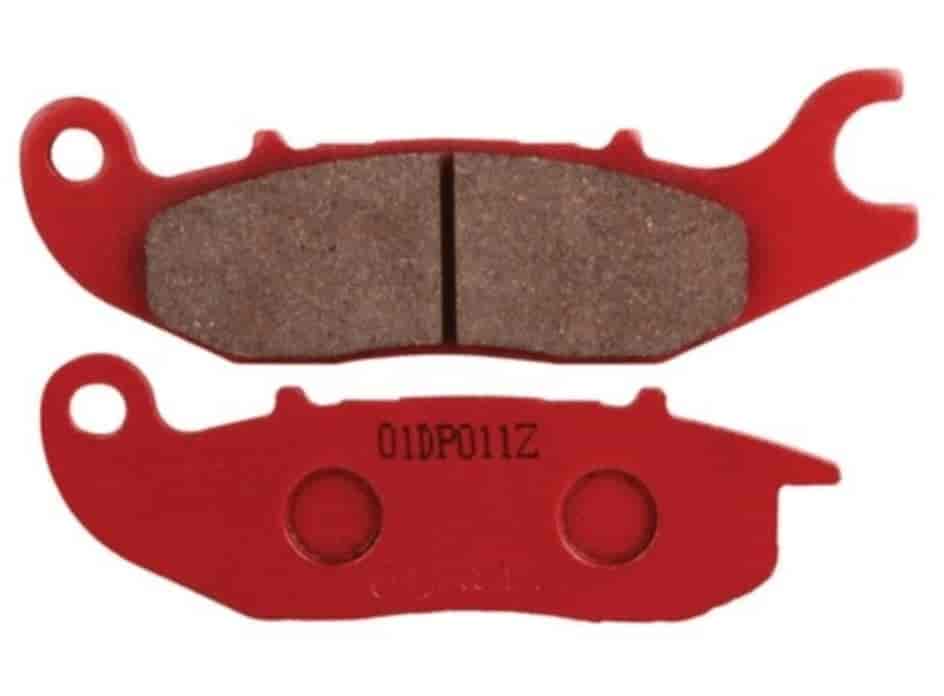 RCB 01DP011Z black semi-metallic front disc brake pads