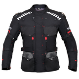 BBG Adventure Riding Jacket for men with chest guard, CE Level 2 armour, waterproof rain jacket and removable thermal jacket