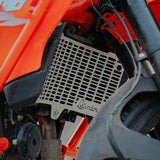 Legundary Custom KTM 390 Enduro R Vector Radiator Grill Silver aluminium radiator guard protector