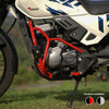 Auto Engina Crash Guard for Hero Xpulse 200 22mm Mild Steel Built-In Sliders Gloss Red