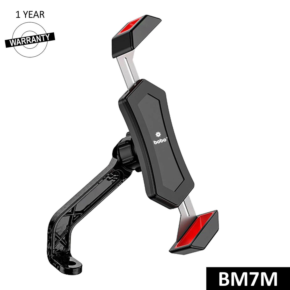 BOBO BM7 diagonal grip motorcycle phone holder rearview mirror mount bike mobile holder secure smartphone mount