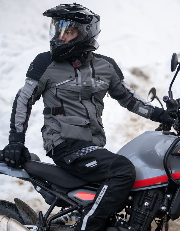 Royal Enfield Explorer V4 Pro Class A Riding Jacket in Green