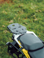 Legundary Custom Huckitta Carrier Plate for Suzuki V-Strom 800DE Black Mild Steel Top Rack Luggage Mount
