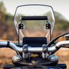 Legundary Ploigos GPS mount black installed on Hero Xpulse 210 handlebar