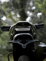 Legundary Custom tail tidy for Hero Xpulse 200 4V black mild steel fender eliminator rear setup