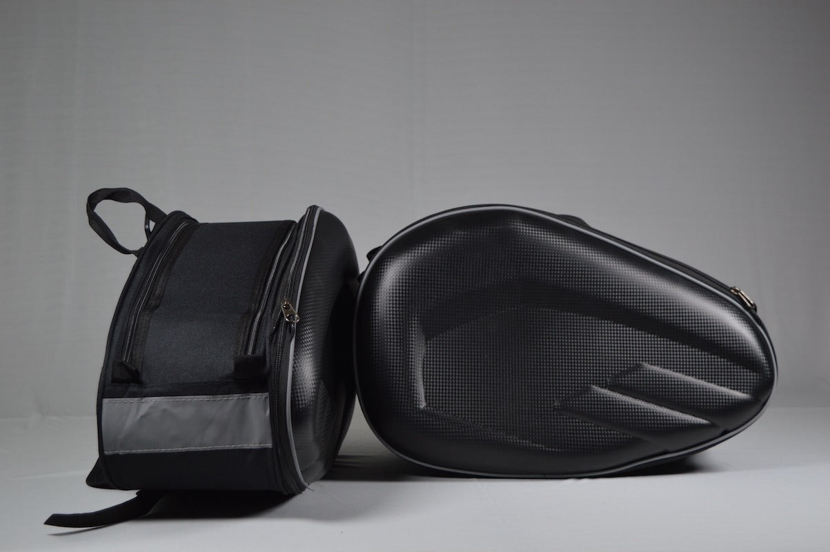 MOTO VANGUARD Oxford Saddle Bag 25-50L Waterproof 600D Oxford Motorcycle Luggage