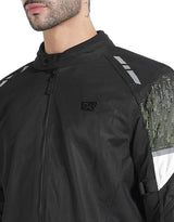 Royal Enfield Streetwind Eco 3 Riding Jacket in Red, Green and Grey