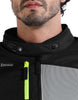Royal Enfield Crossroader V2 Grey Neon riding jacket with CE armour