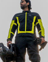 Royal Enfield Explorer V4 Pro Class A Riding Jacket in Green