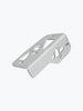 Legundary Custom Tricorn front oil cap for Honda NX500 in silver aluminium, CNC-machined engine oil cover with premium finish and precise fit.