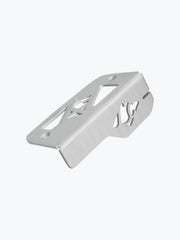 Legundary Custom Tricorn front oil cap for Honda NX500 in silver aluminium, CNC-machined engine oil cover with premium finish and precise fit.