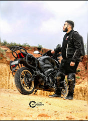 Hyperrider Saddle Stay Type 1 for Bajaj Dominar 250 Dominar 400 and Dominar UG universal motorcycle pannier box mount