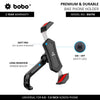 BOBO BM7 diagonal grip motorcycle phone holder rearview mirror mount bike mobile holder secure smartphone mount