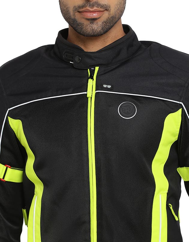Royal Enfield Explorer V4 Pro Class A Riding Jacket in Green