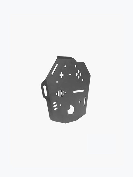 Legundary Custom Huckitta Carrier Plate for Suzuki V-Strom 800DE Black Mild Steel Top Rack Luggage Mount
