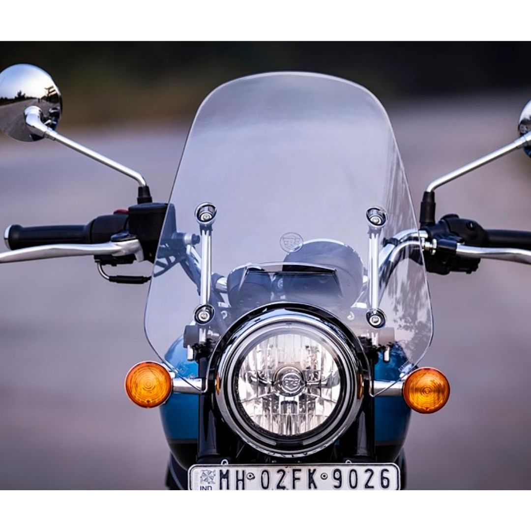 Hyperrider Touring Windshield for Honda Hness CB350 and Royal Enfield Meteor 350