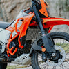 Legundary Custom KTM 390 Enduro R Vector Radiator Grill Silver aluminium radiator guard protector