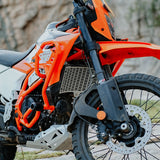 Legundary Custom KTM 390 Enduro R Vector Radiator Grill Silver aluminium radiator guard protector