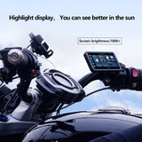 LBC Moto B3 Elite smart motorcycle display with dual 1080P cameras, TPMS sensors and remote control