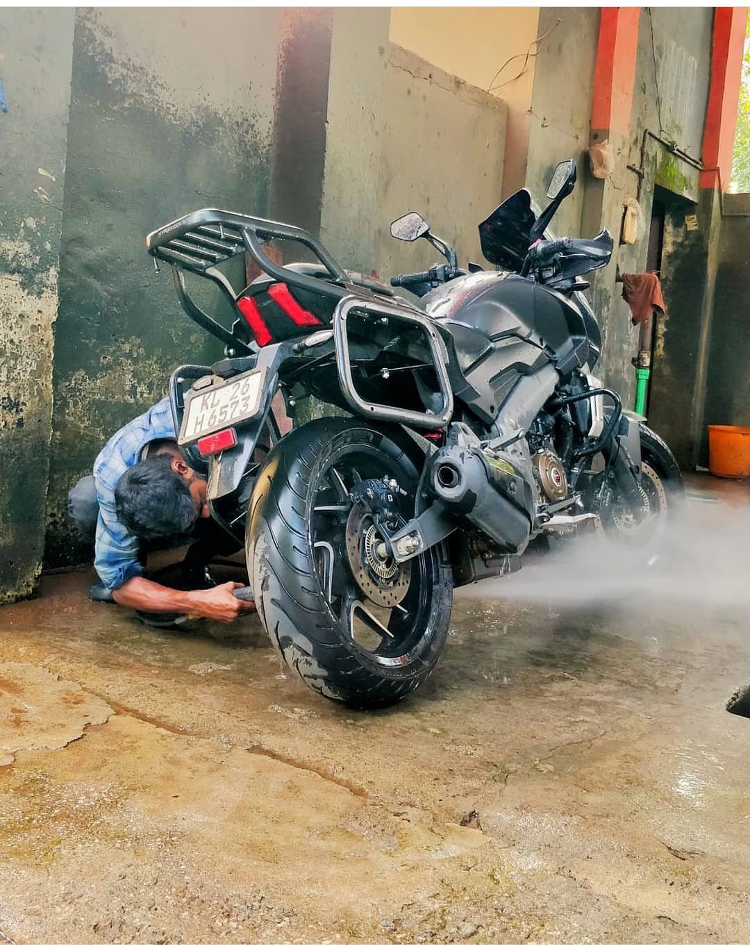 Hyperrider Saddle Stay Type 1 for Bajaj Dominar 250 Dominar 400 and Dominar UG universal motorcycle pannier box mount