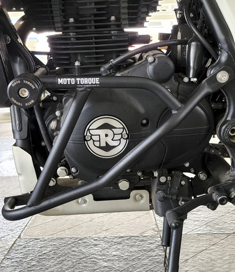 Moto Torque Crash Guard V1.0 for Royal Enfield Scram 411 heavy duty engine protection