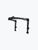 Legundary Custom Brooch Number Plate Holder for Bajaj Pulsar NS400Z Black Mild Steel Tail Tidy License Plate Mount