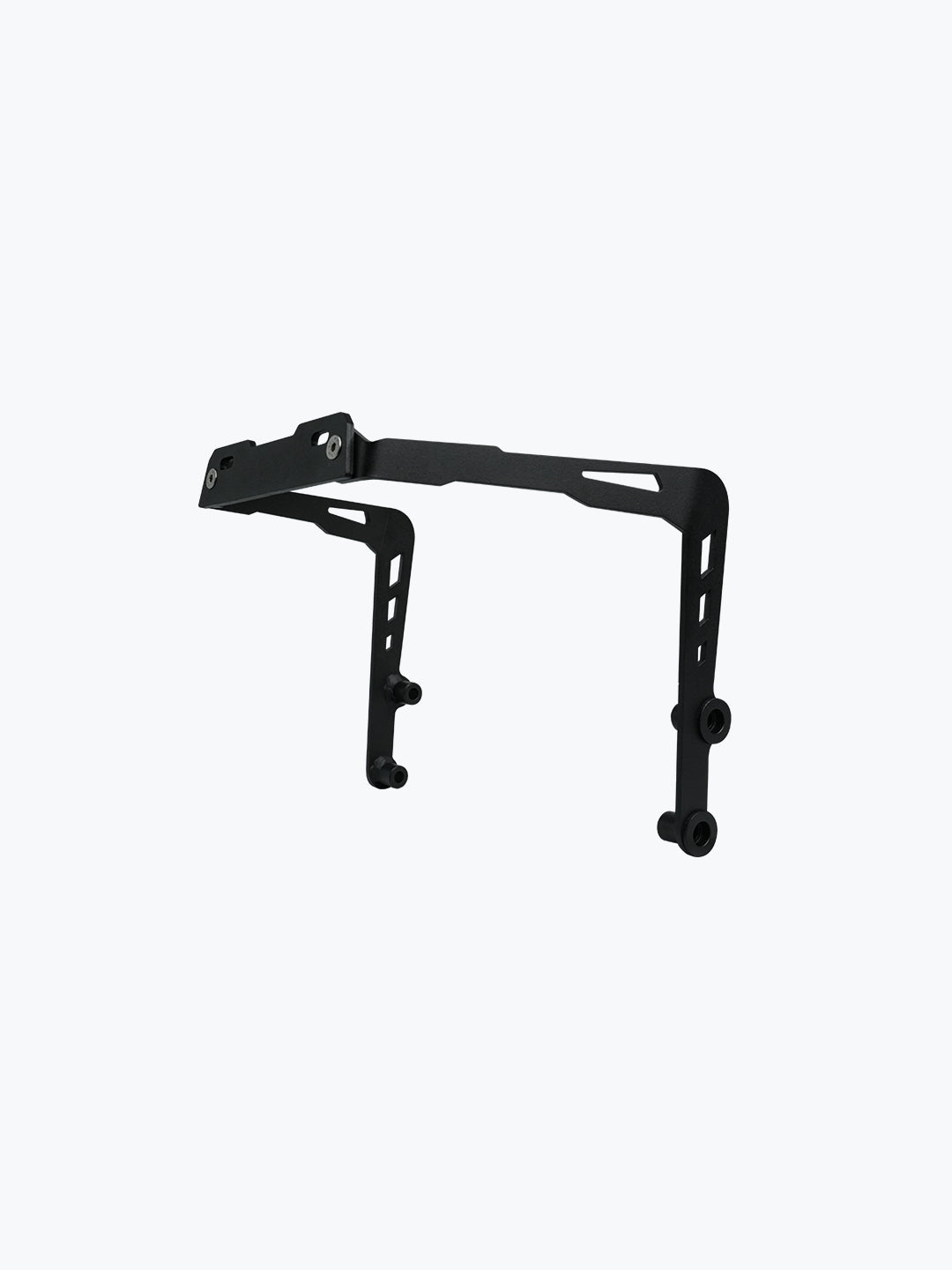 Legundary Custom Brooch Number Plate Holder for Bajaj Pulsar NS400Z Black Mild Steel Tail Tidy License Plate Mount