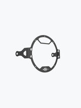 Legundary Custom Oculus headlight shield for Royal Enfield Hunter 350 black mild steel polycarbonate protector