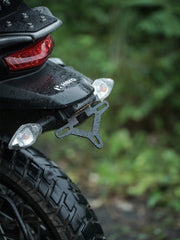 Legundary Custom tail tidy for Hero Xpulse 200 4V black mild steel fender eliminator rear setup