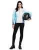 Royal Enfield Tourer Women’s Riding Jacket in Blue and Golden