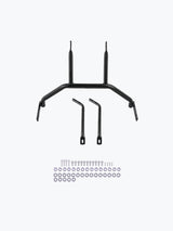 Legundary Custom Himalayan 411 Fort Knox Side Box Bolt-On Mounts Black Mild Steel Pannier Brackets