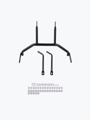 Legundary Custom Himalayan 411 Fort Knox Side Box Bolt-On Mounts Black Mild Steel Pannier Brackets