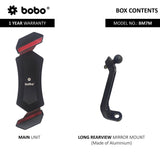 BOBO BM7 diagonal grip motorcycle phone holder rearview mirror mount bike mobile holder secure smartphone mount