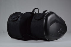 MOTO VANGUARD Oxford Saddle Bag 25-50L Waterproof 600D Oxford Motorcycle Luggage