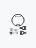 Legundary Custom Oculus headlight shield for Royal Enfield Hunter 350 black mild steel polycarbonate protector