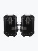 Legundary Custom Fort Knox Series SB 36L Aluminium Motorcycle Saddle Box Black Silver Touring Side Luggage Waterproof Hard Case