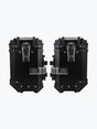 Legundary Custom Fort Knox Series SB 36L Aluminium Motorcycle Saddle Box Black Silver Touring Side Luggage Waterproof Hard Case