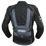 BBG Adventure Riding Jacket for men with chest guard, CE Level 2 armour, waterproof rain jacket and removable thermal jacket