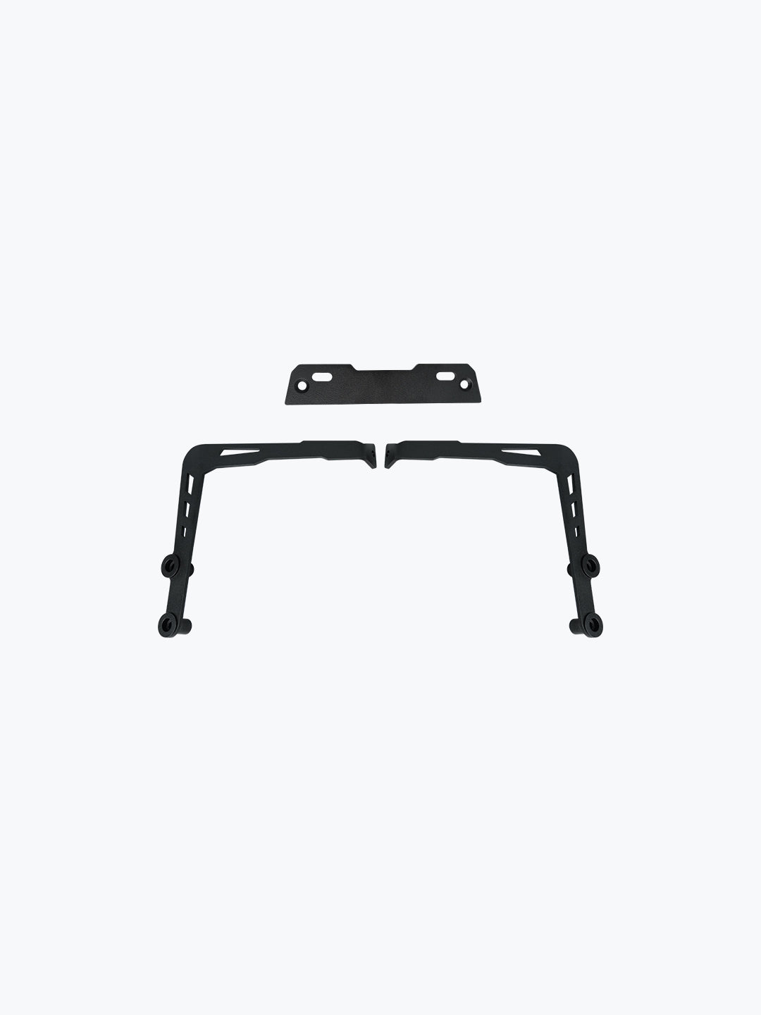 Legundary Custom Brooch Number Plate Holder for Bajaj Pulsar NS400Z Black Mild Steel Tail Tidy License Plate Mount
