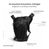 Vantora ARC 4-in-1 Travel Bag Convertible Crossbody Sling Thigh Bag Waist Pouch and Motorcycle Tank Bag